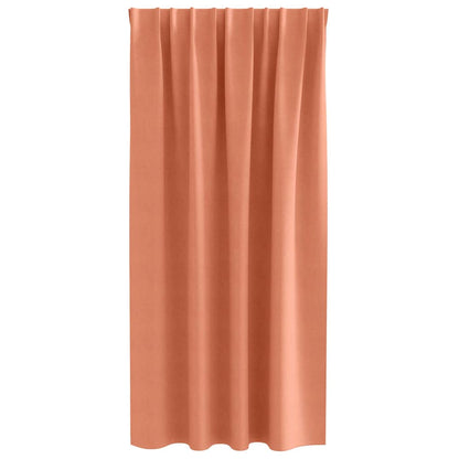 Blackout Curtains with Curtains Terracotta Polyester