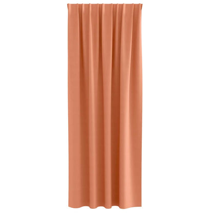 Blackout Curtains with Curtains Terracotta Polyester
