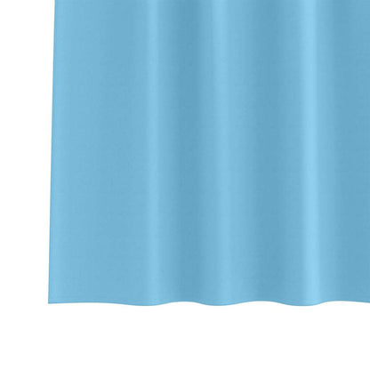 Blackout Curtains with Rings 2 pcs Light Blue 245 x 140 cm