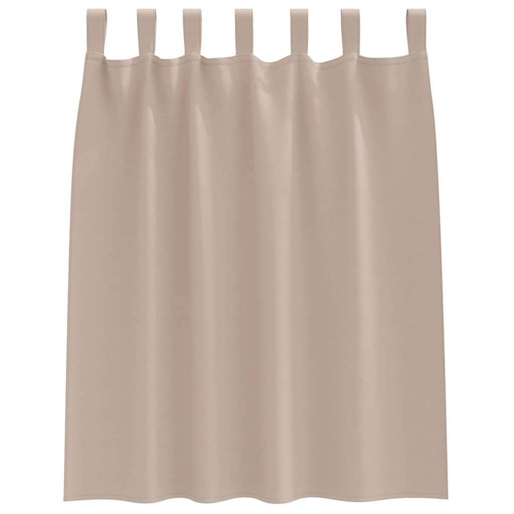 Blackout Curtains with Curtains Taupe Polyester