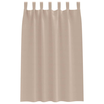 Blackout Curtains with Curtains Taupe Polyester