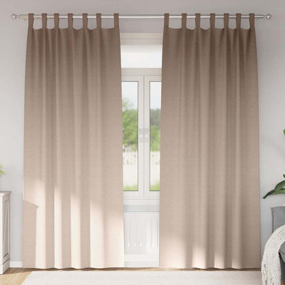 Blackout Curtains with Curtains Taupe Polyester