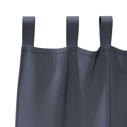 Blackout Curtains with Curtains Anthracite Polyester