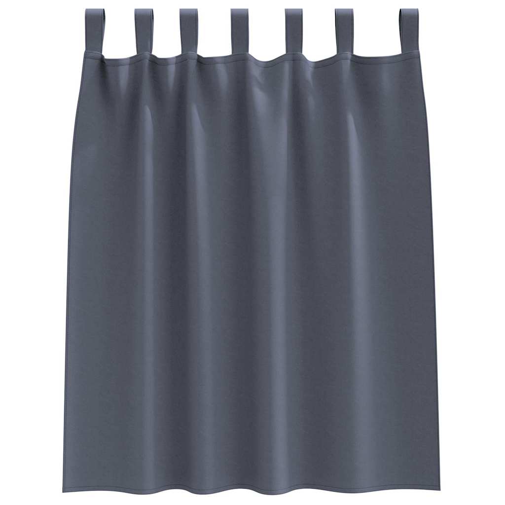 Blackout Curtains with Curtains Anthracite Polyester