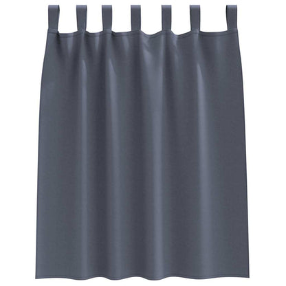Blackout Curtains with Curtains Anthracite Polyester