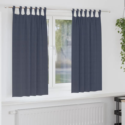 Blackout Curtains with Curtains Anthracite Polyester