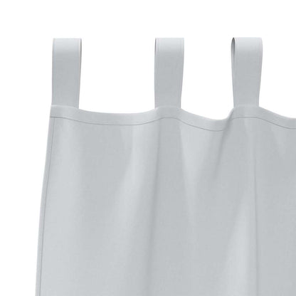 Blackout Curtains with Curtains Light Grey Polyester