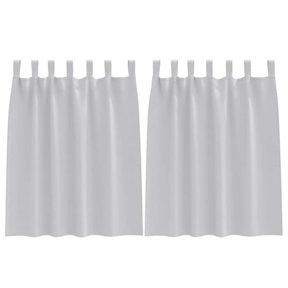 Blackout Curtains with Curtains Light Grey Polyester