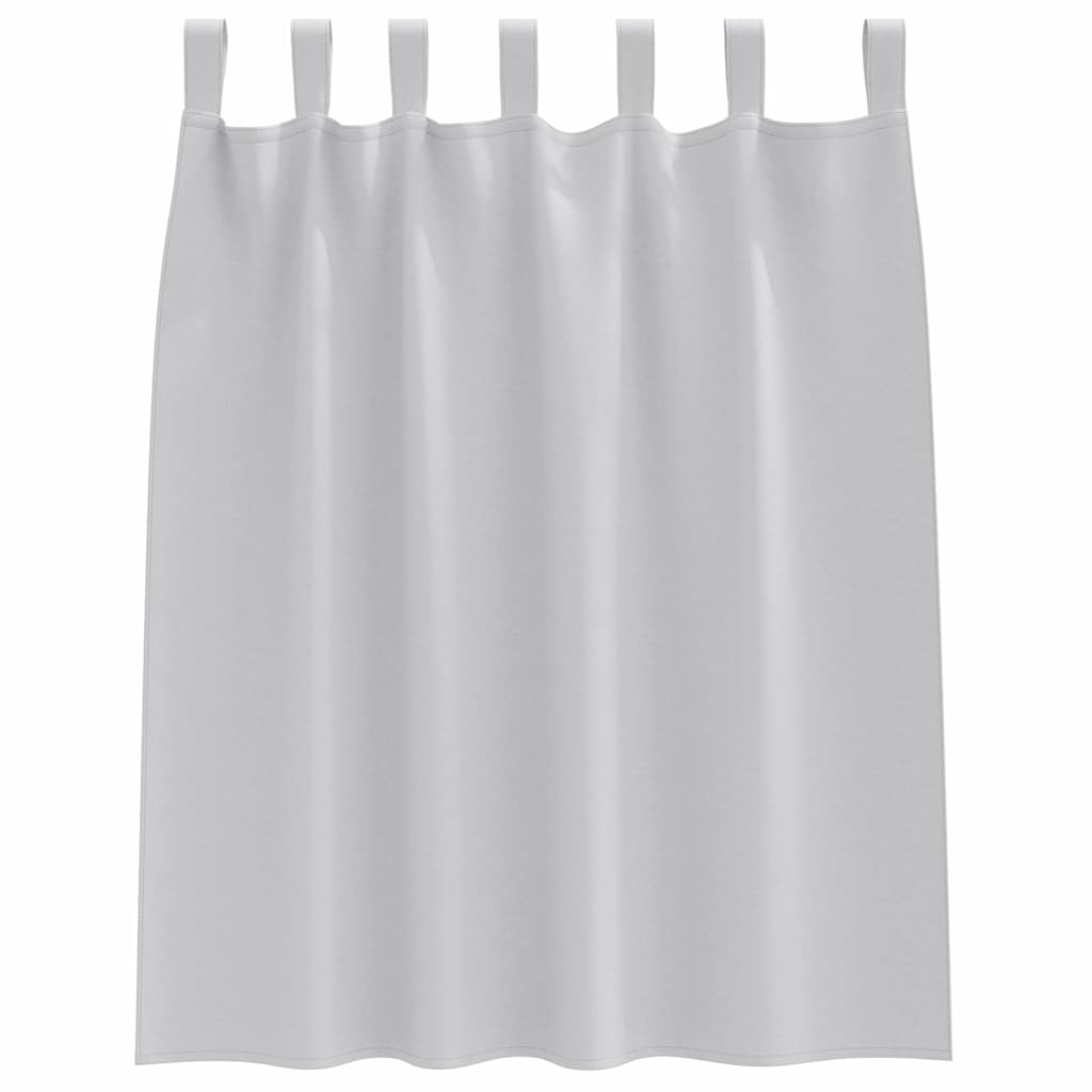Blackout Curtains with Curtains Light Grey Polyester