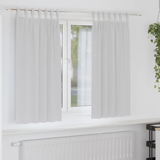 Blackout Curtains with Curtains Pale Grey Polyester