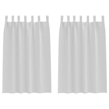 Blackout Curtains with Curtains Pale Grey Polyester