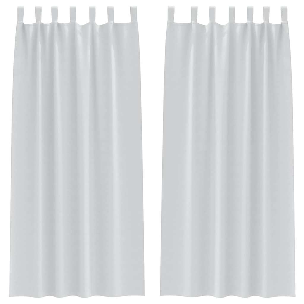 Blackout Curtains with Curtains Pale Grey Polyester