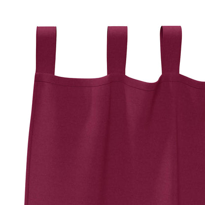 Blackout Curtains with Curtains Wine Red Polyester