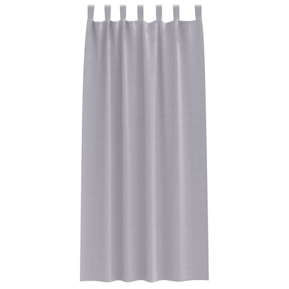 Blackout Curtains with Curtains Metal Grey Polyester