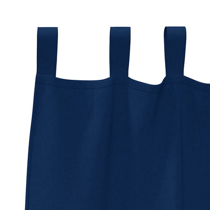 Blackout Curtains with Curtains Dark Blue Polyester