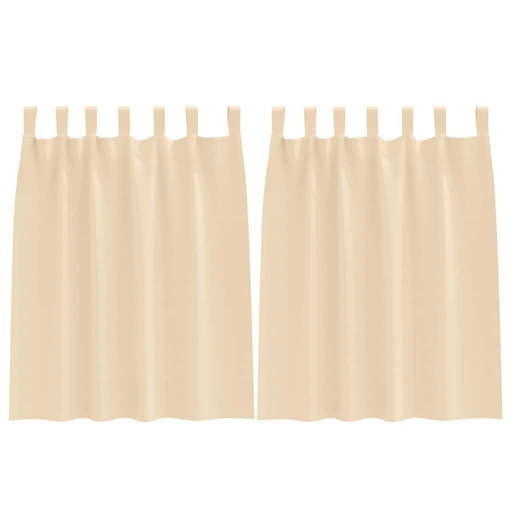 Blackout Curtains with Curtains Cream Polyester