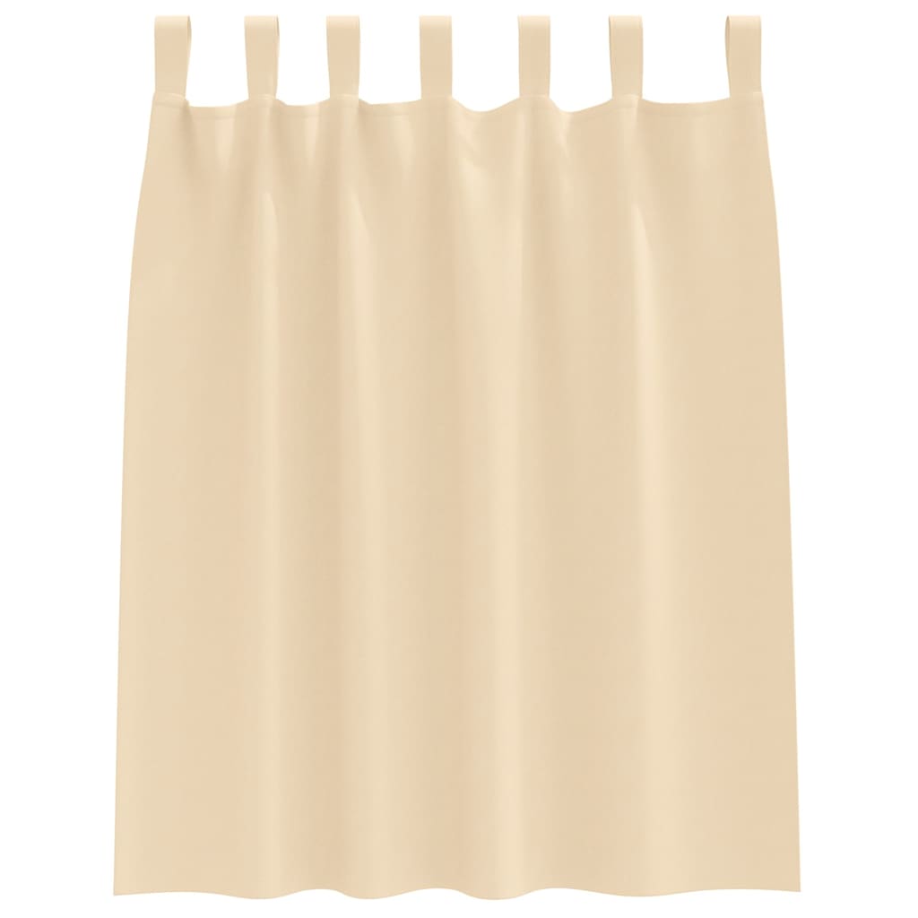 Blackout Curtains with Curtains Cream Polyester