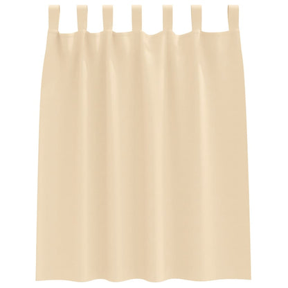 Blackout Curtains with Curtains Cream Polyester