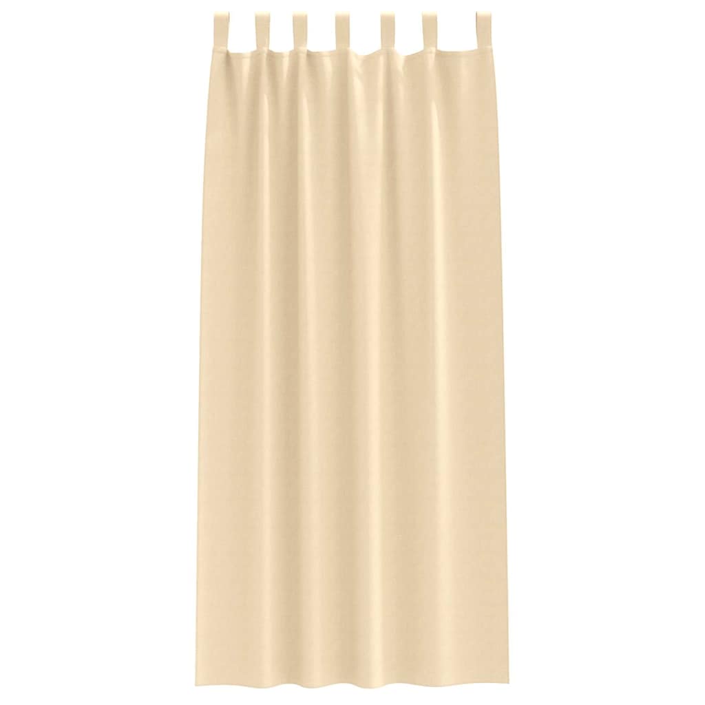 Blackout Curtains with Curtains Cream Polyester
