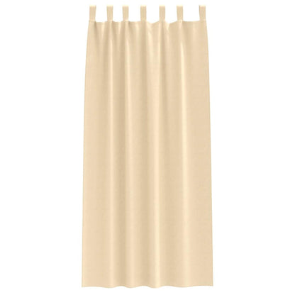 Blackout Curtains with Curtains Cream Polyester