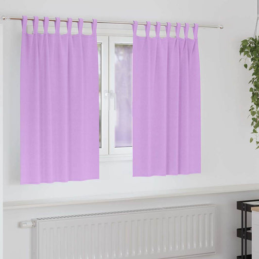 Blackout Curtains with Curtains Purple Polyester