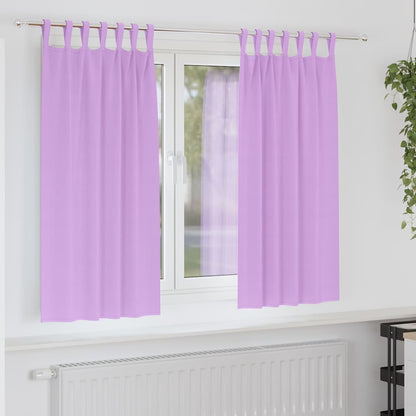 Blackout Curtains with Curtains Purple Polyester