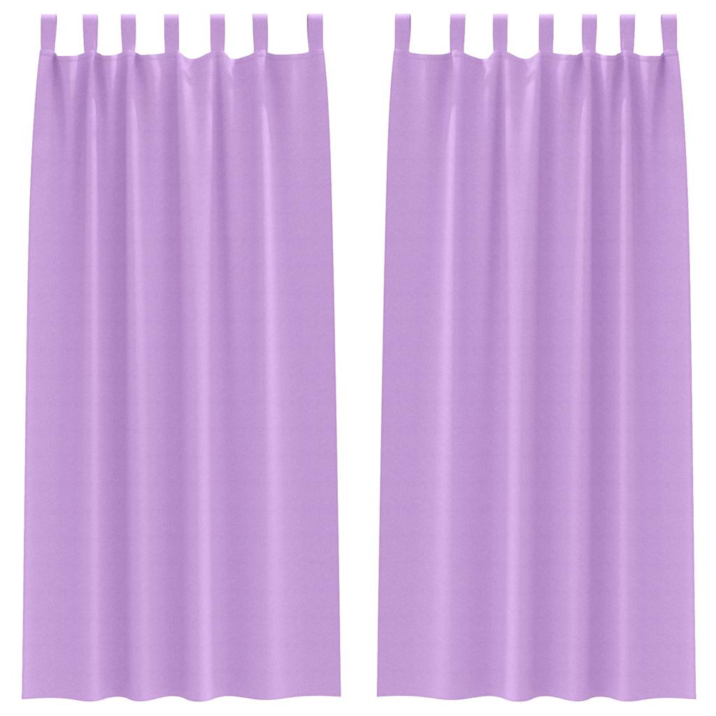 Blackout Curtains with Curtains Purple Polyester