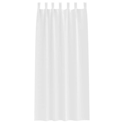 Blackout Curtains with Curtains Pure White Polyester