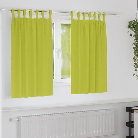 Blackout Curtains with Curtains Green Polyester