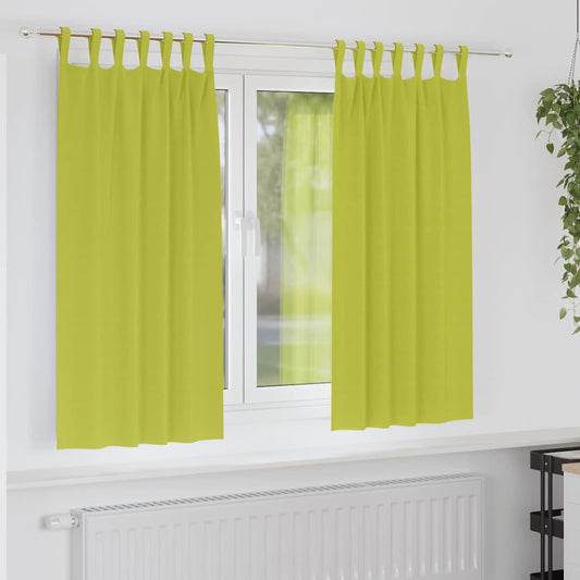 Blackout Curtains with Curtains Green Polyester