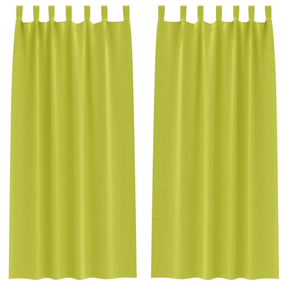 Blackout Curtains with Curtains Green Polyester