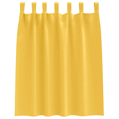 Blackout Curtains with Curtains Mustard Yellow Polyester
