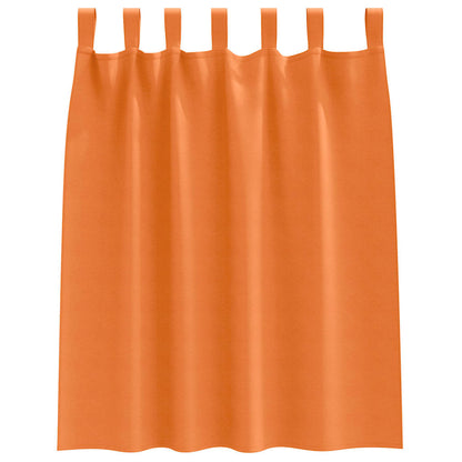 Blackout Curtains with Curtains Bright Orange Polyester