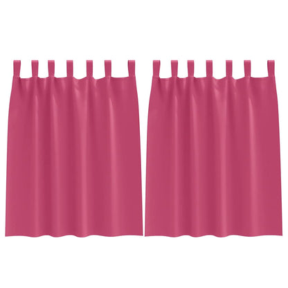 Blackout Curtains with Curtains Bright Pink Polyester