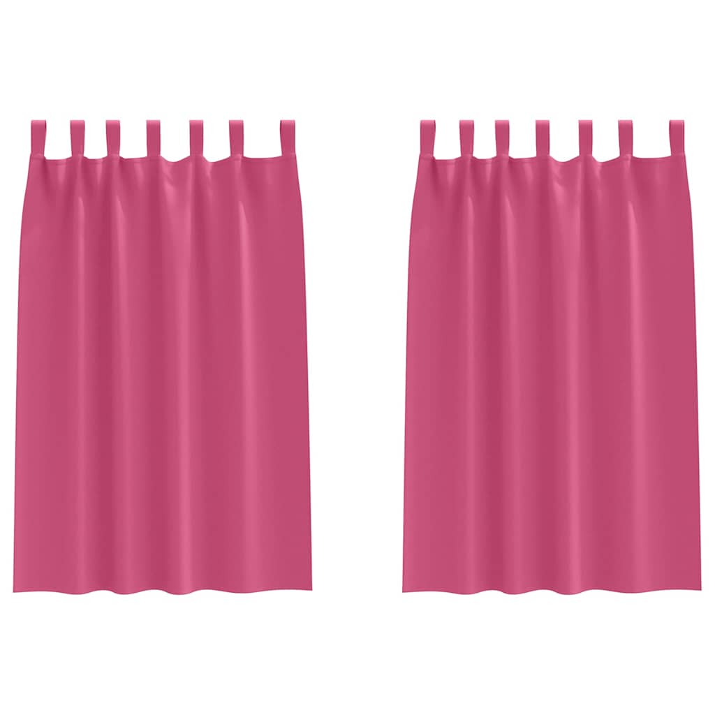 Blackout Curtains with Curtains Bright Pink Polyester