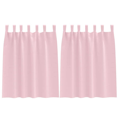 Blackout Curtains with Curtains Baby Pink Polyester