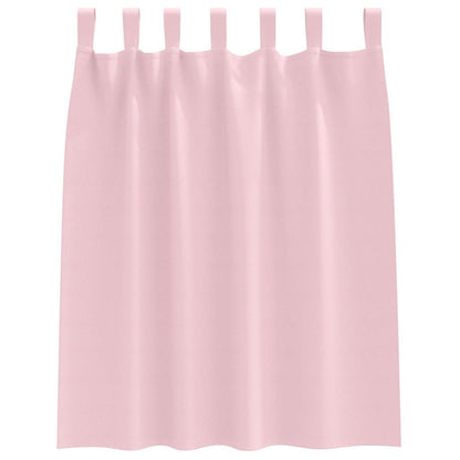 Blackout Curtains with Curtains Baby Pink Polyester