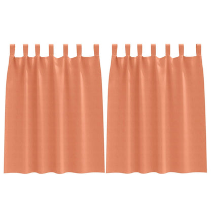 Blackout Curtains with Curtains Terracotta Polyester