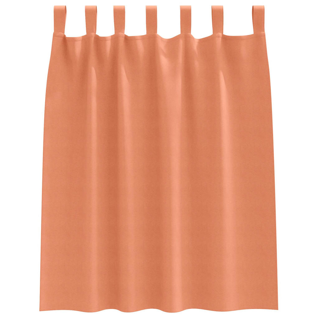 Blackout Curtains with Curtains Terracotta Polyester