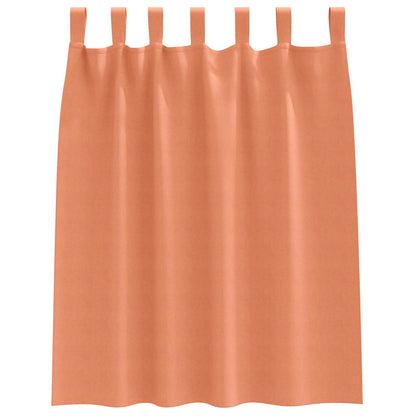 Blackout Curtains with Curtains Terracotta Polyester