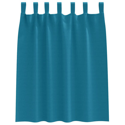 Blackout Curtains with Curtains Turquoise Polyester