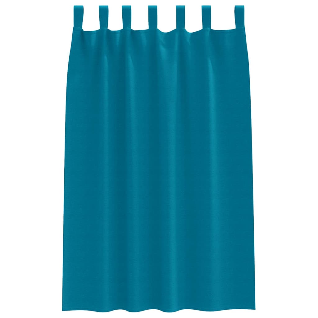 Blackout Curtains with Curtains Turquoise Polyester