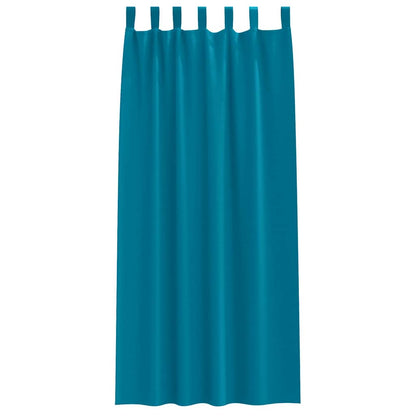 Blackout Curtains with Curtains Turquoise Polyester