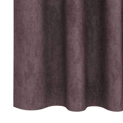 Curtain with Curtains 2 pcs Brown 140 x 140 cm Velvet