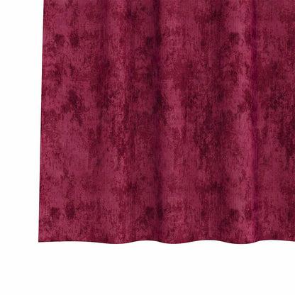 Curtain with Curtains 2 pcs Wine red 260 x 140 cm Velvet
