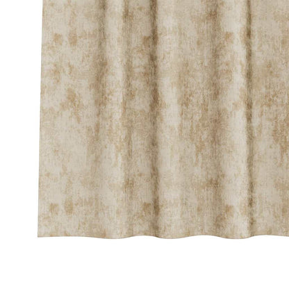 Curtain with Curtains 2 pcs Cream 175 x 140 cm Velvet