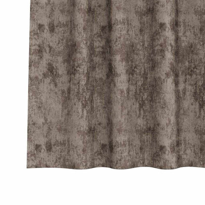 Curtain with Curtains 2 pcs Cappuccino 245 x 140 cm Velvet