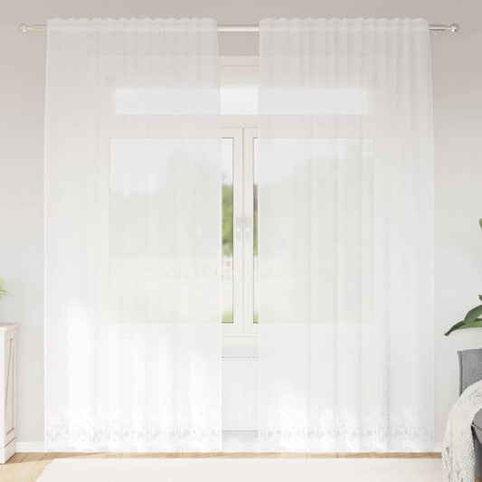 Curtains with Curtains White 150x200cm Polyester
