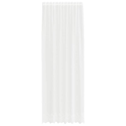 Curtains with Curtains White 150x300cm Polyester