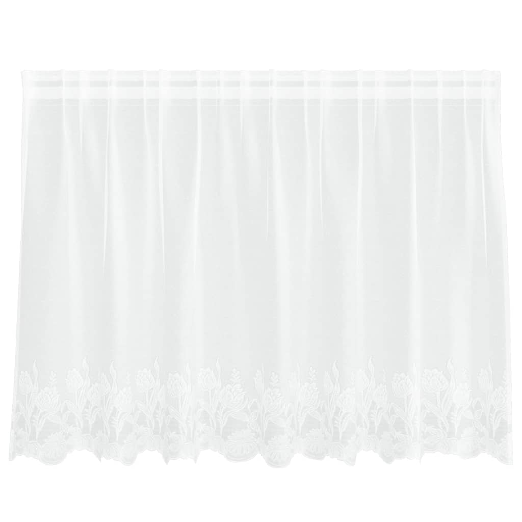 Curtains with Curtains White 200x80cm Polyester